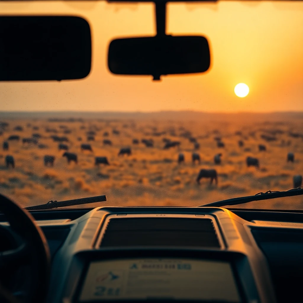 Local safari guide with guests